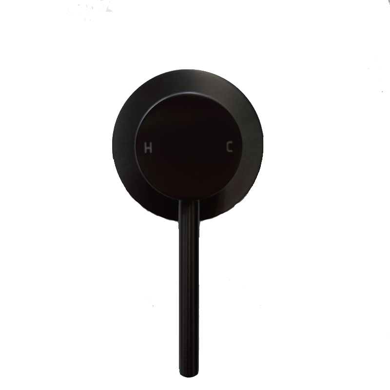LUCID PIN - Black Wall Mixer