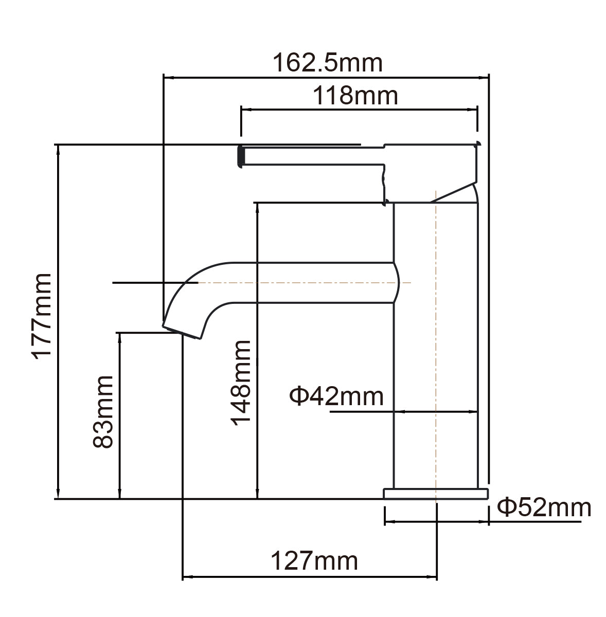 LUCID - Chrome Basin Mixer