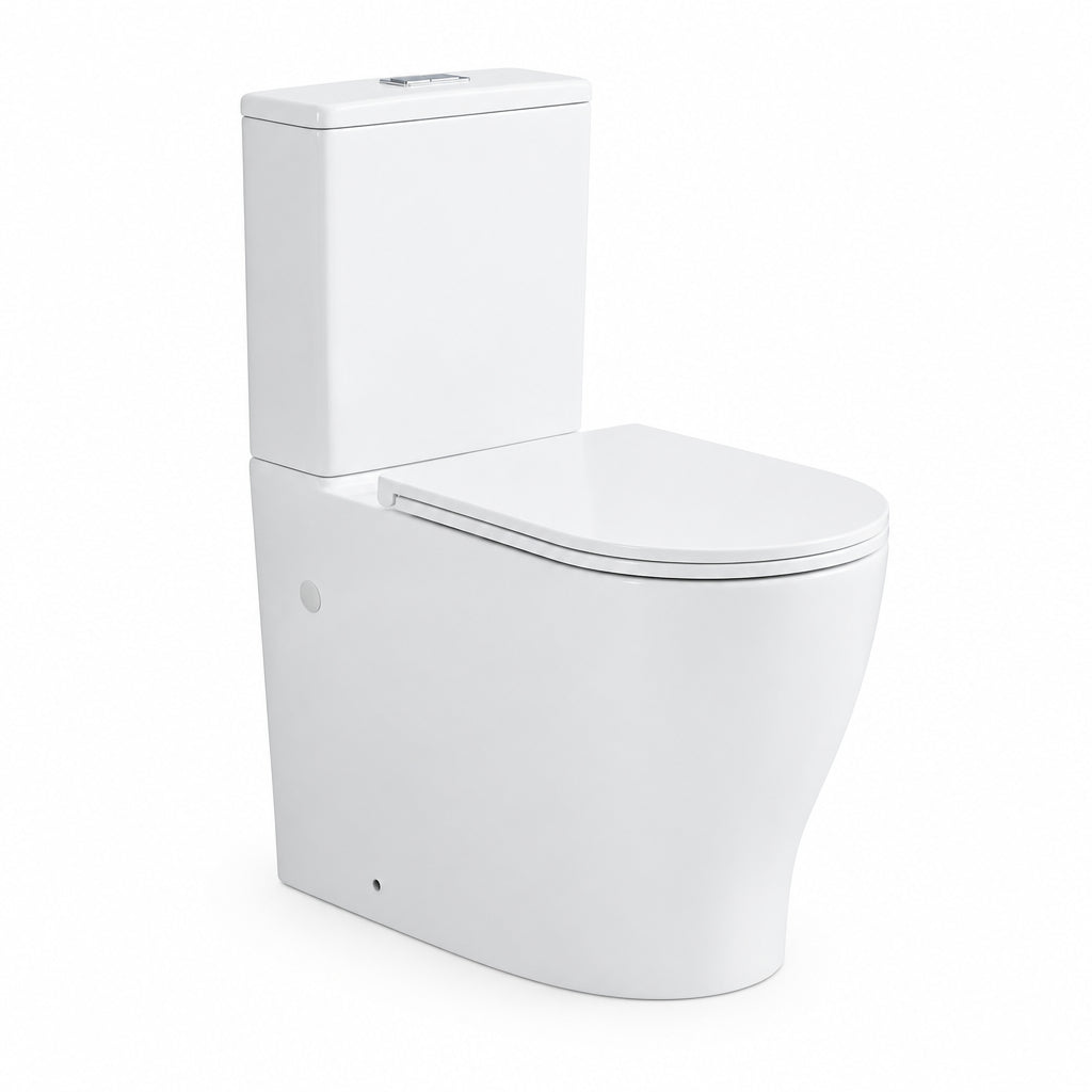 Sylea Tornado Rimless Toilet Suite Dual Flush