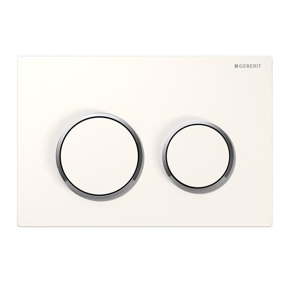 Avis Geberit inwall floor toilet suite Matte White Rimless Floor Pan