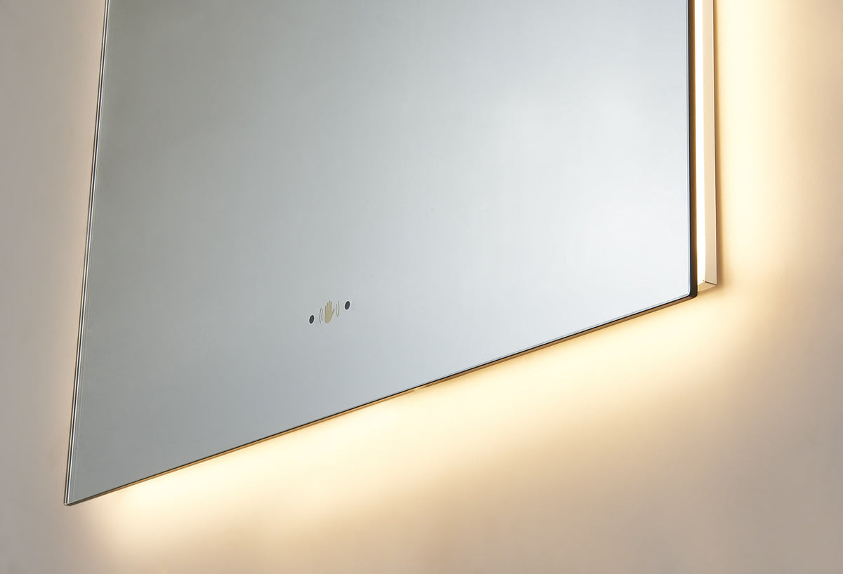 Arch 600x900 Backlit LED Mirror smart touch free controls