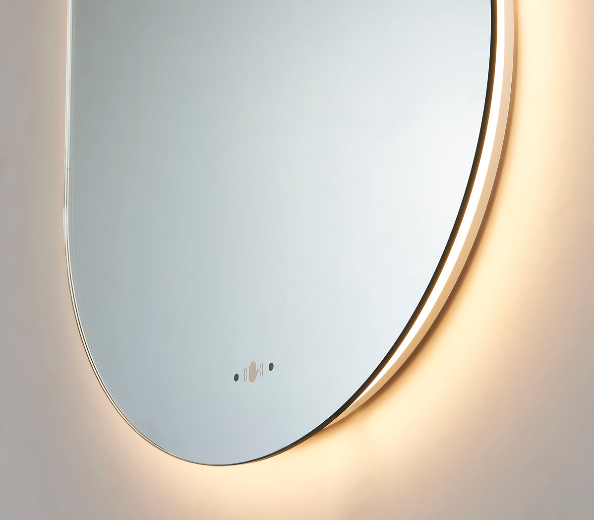 Ovian 450x900 Backlit LED Mirror Smart Touch Free Controls