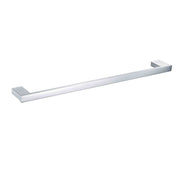 Piazza Chrome Single Towel Rail 600mm