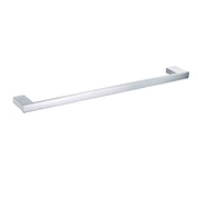 Piazza Chrome Single Towel Rail 600mm