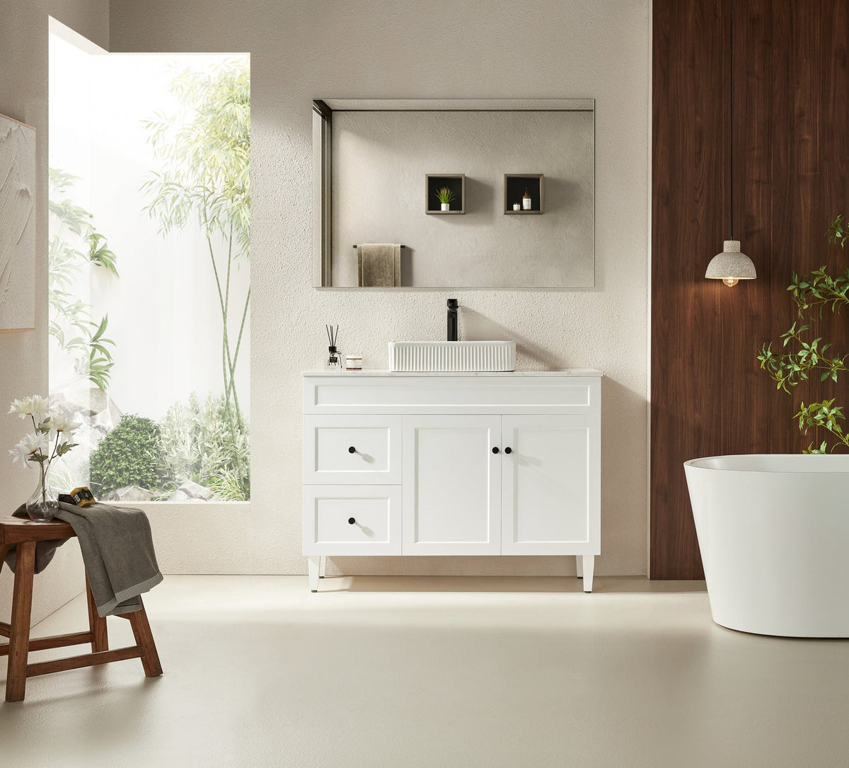 Harrington 1200mm Single bowl Floor PVC Cabinet