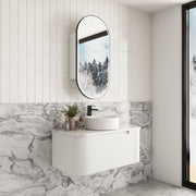 Savio 900mm Fluted Wall Hung Vanity