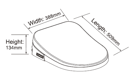 Electronic Smart Toilet Seat SMBD01