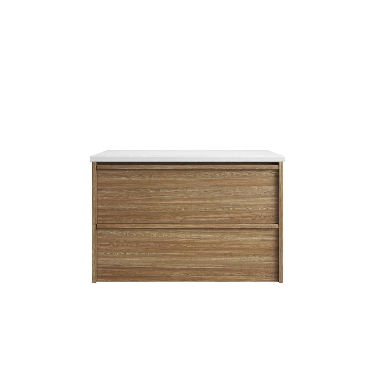 Aulic | 900mm Venetta Framed Wall Hung Vanity Harvest Oak
