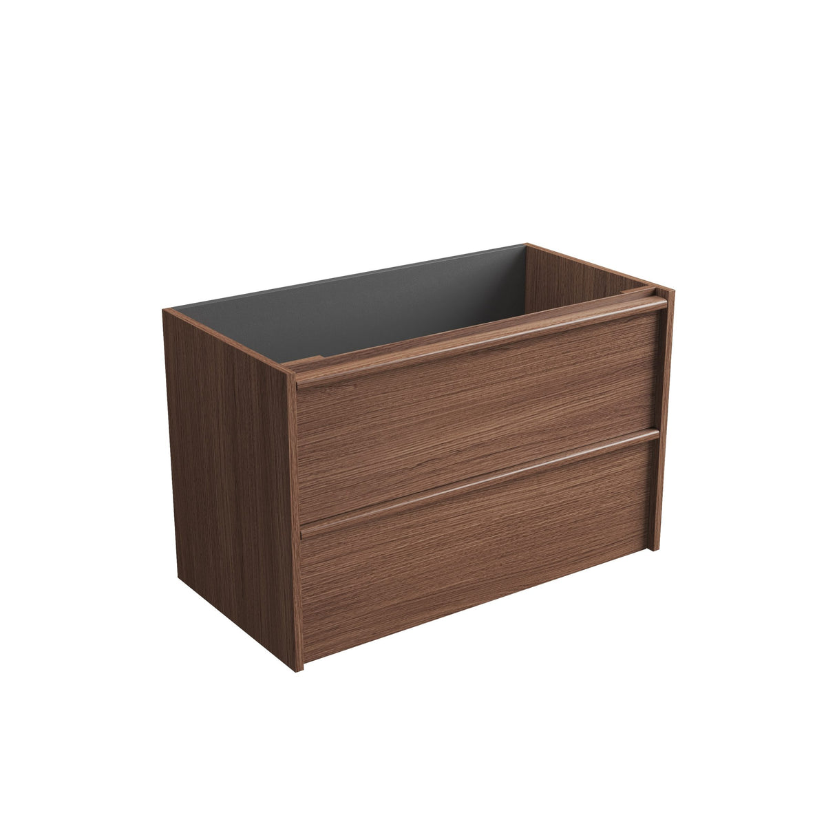 Aulic | 900mm Venetta Walnut Framed Wall Hung Vanity