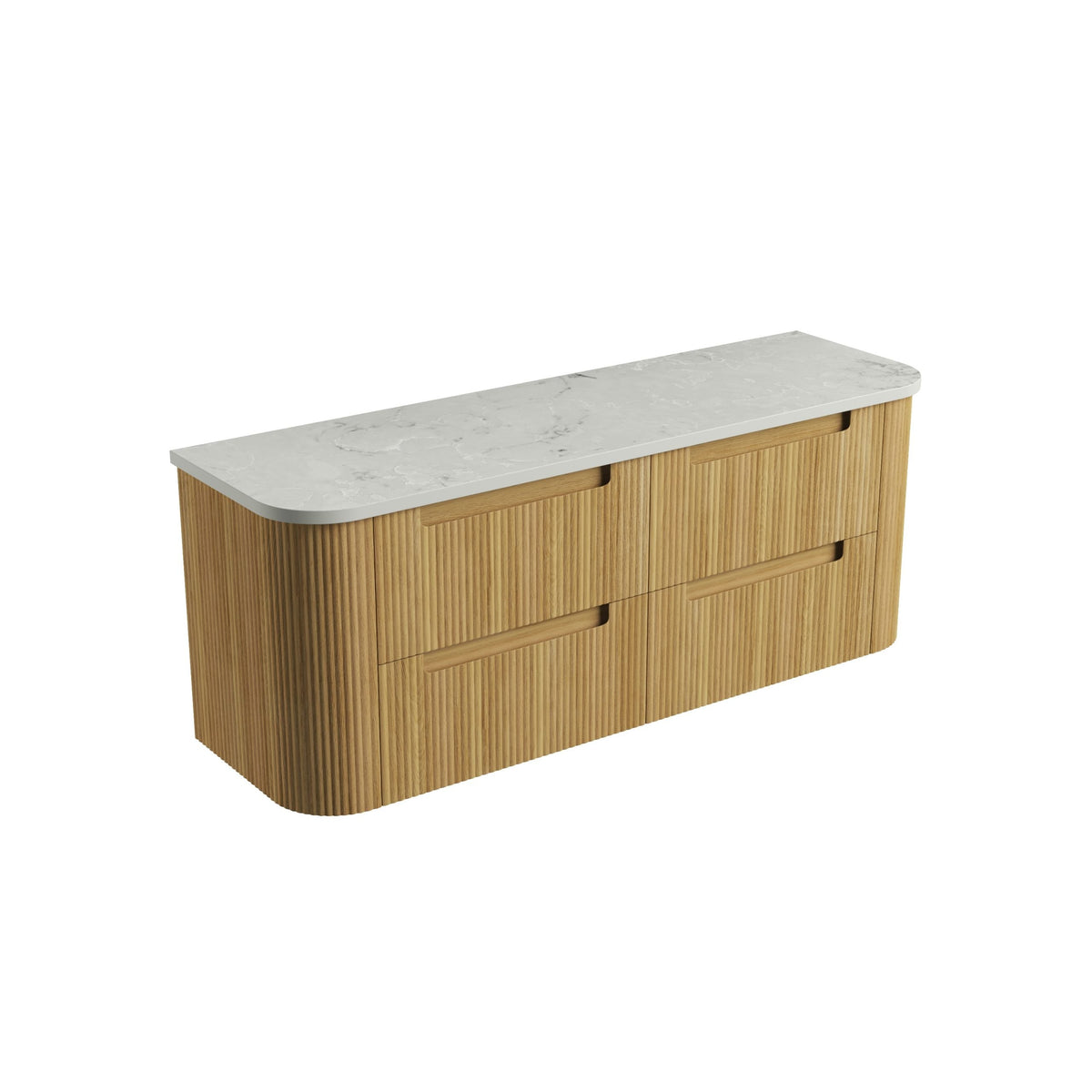 Varcelli 1500mm Tier Single/Double bowl Wall Hung Vanity
