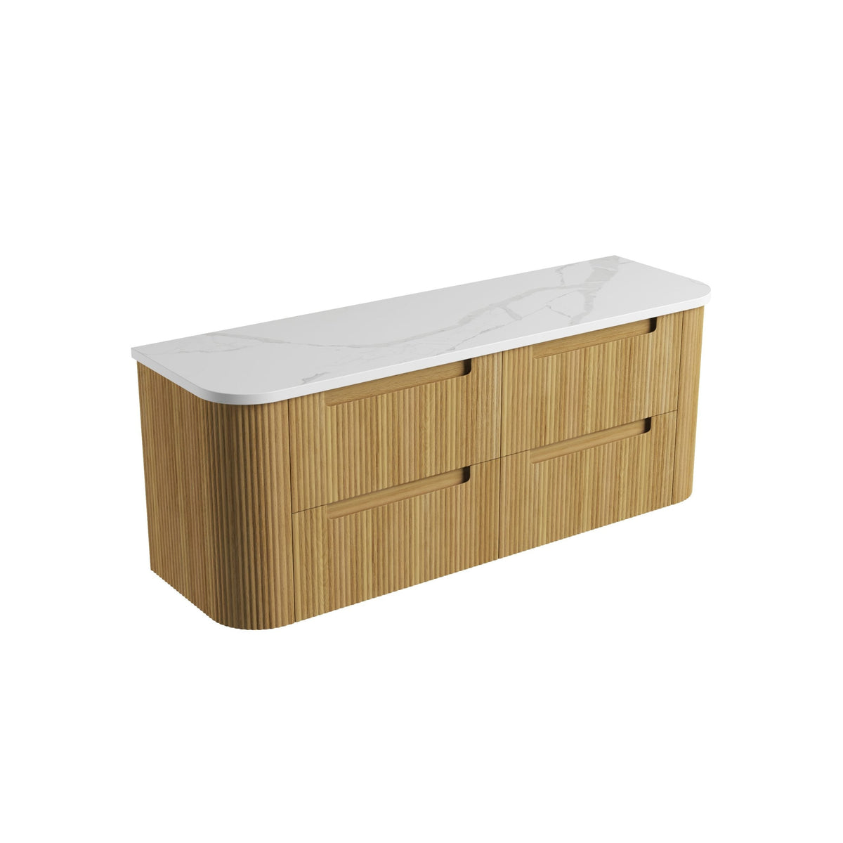 Varcelli 1500mm Tier Single/Double bowl Wall Hung Vanity