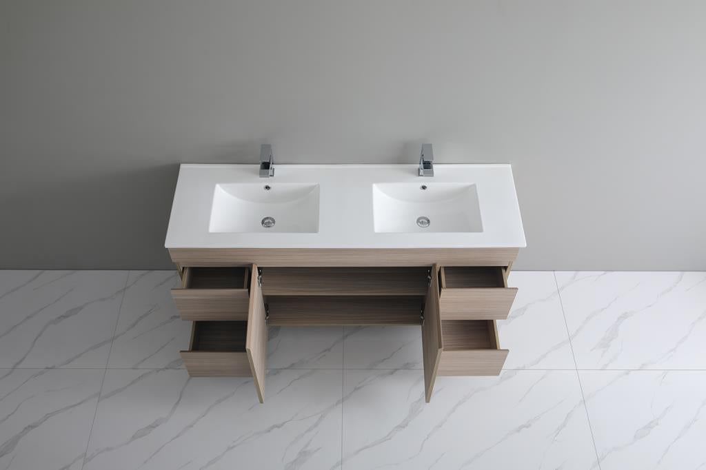 Stella Oak 1500mm Double Bowl Floor Standing Vanity