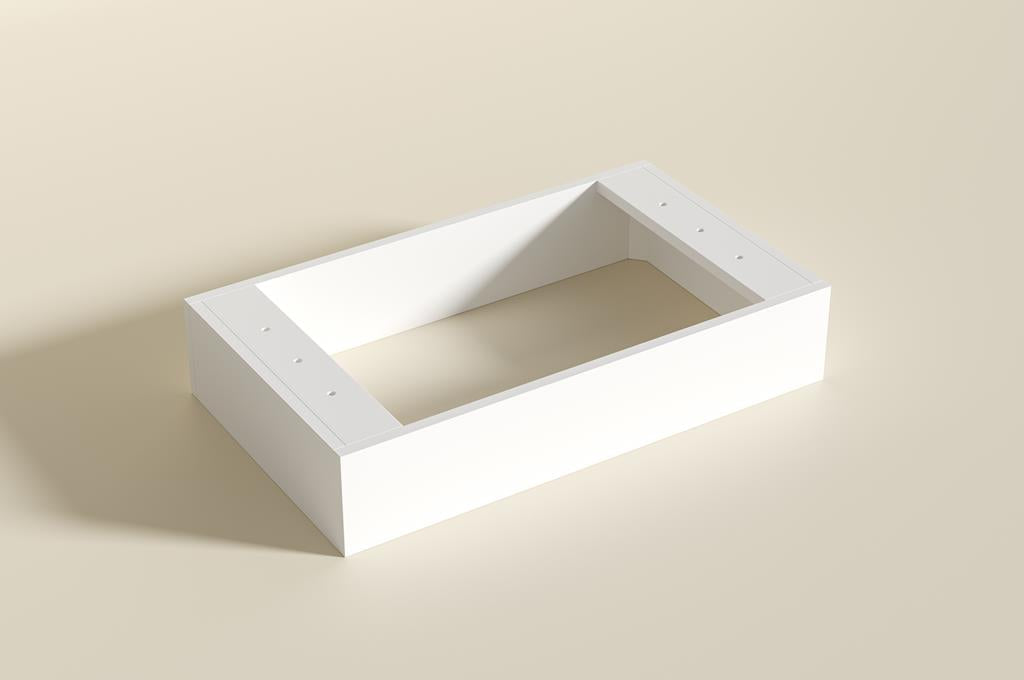 Brighton 750mm Matte White Floor PVC Cabinet