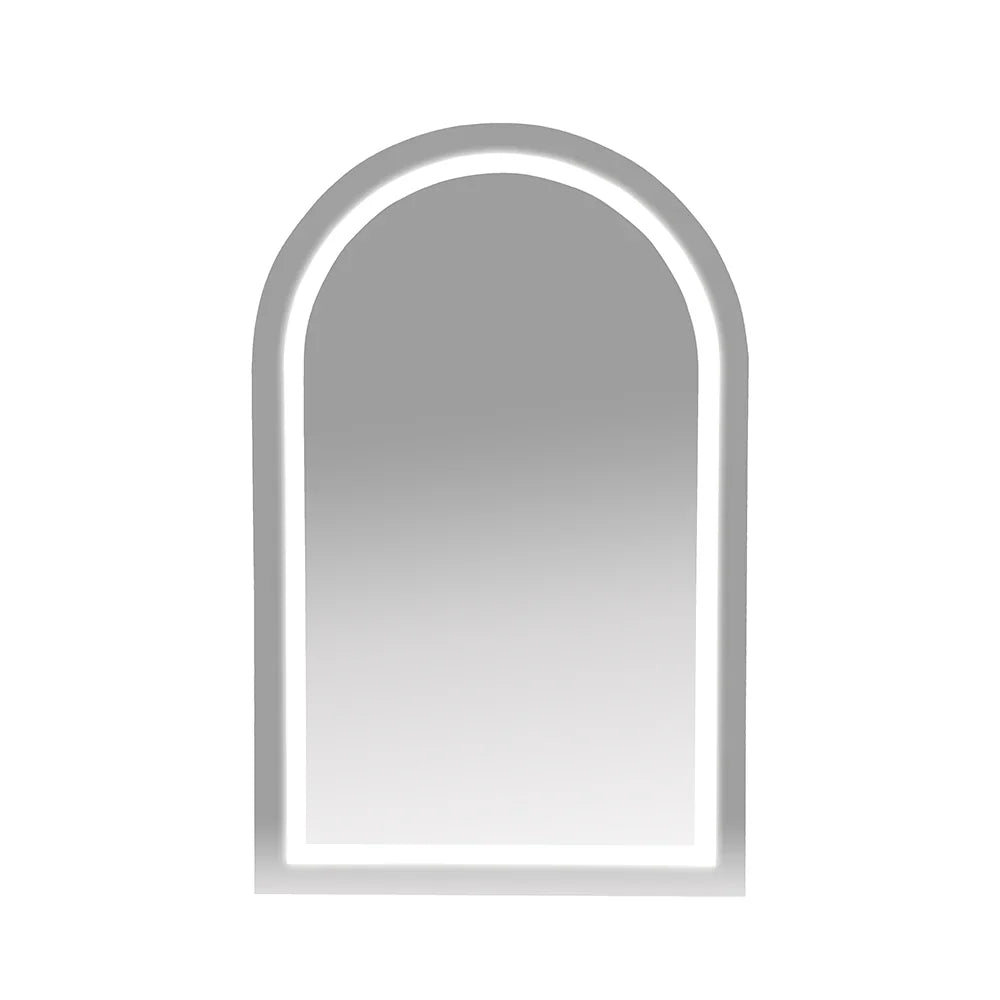 Athena 500 x 900mm LED Arched Wall-Hung Shaving Cabinet