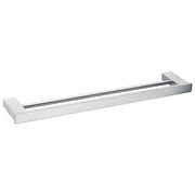Piazza Chrome Double Towel Rail 800mm