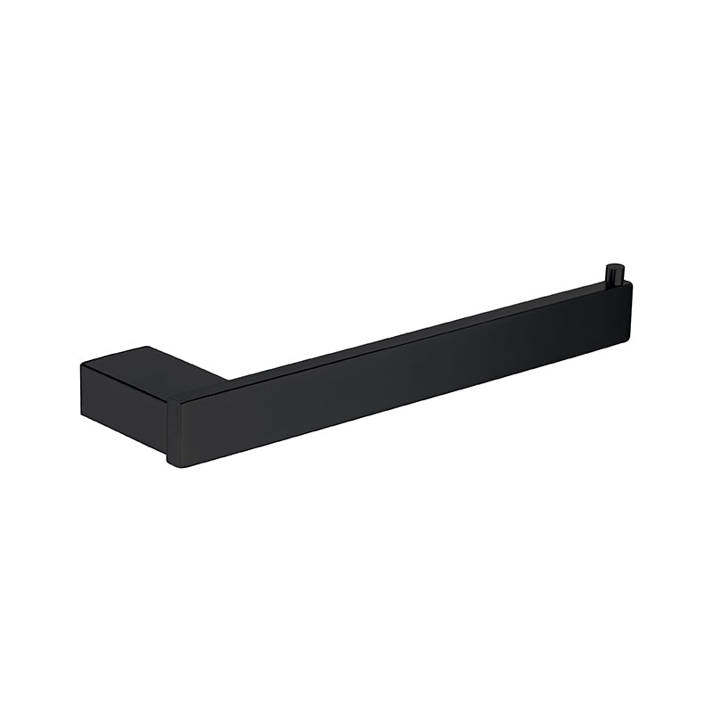 Piazza Matte Black Towel Bar