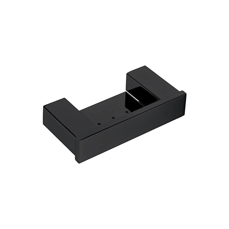 Piazza Matte Black Soap Tray
