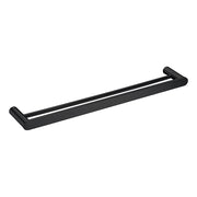 Elite Double Towel Rail 600mm Matte Black