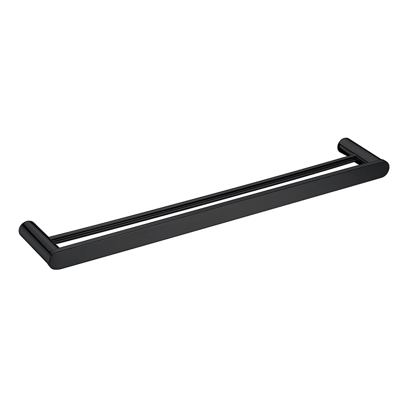 Elite Double Towel Rail 800mm Matte Black