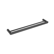 Elite Double Towel Rail 800mm Gunmetal Grey