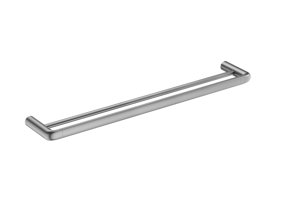 Berlin - Brushed Nickel 600MM Double Towel Rail