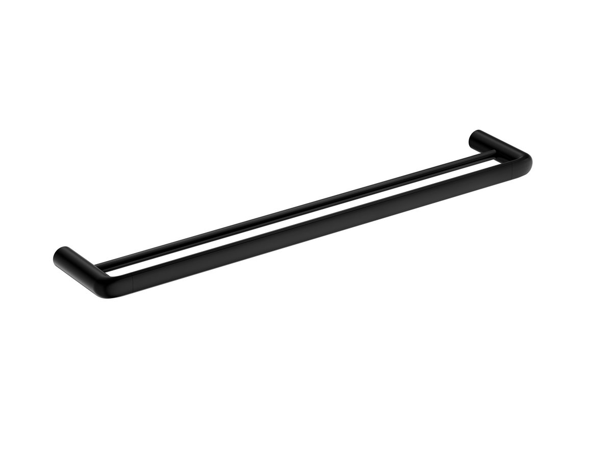 Berlin - Matt Black 600MM Double Towel Rail
