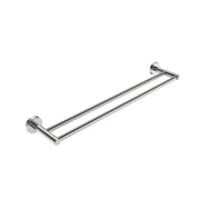 Miro Brushed Nickel Double Towel Rail 600mm