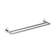 Miro Chrome Double Towel Rail 750mm