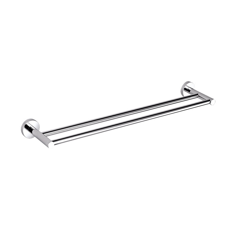 Miro Chrome Double Towel Rail 600mm