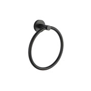 Miro Matte Black Towel Ring