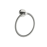 Miro Brushed Nickel Towel Ring