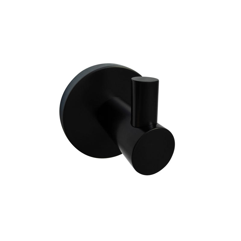 Miro Matte Black Robe Hook