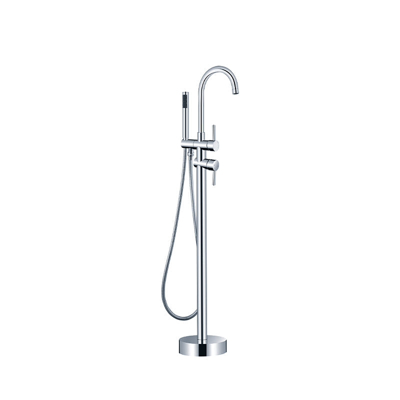 Elite Round Bath Mixer With Hand Shower