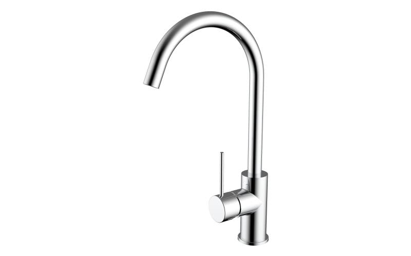 Miro Round Gooseneck Sink Mixer