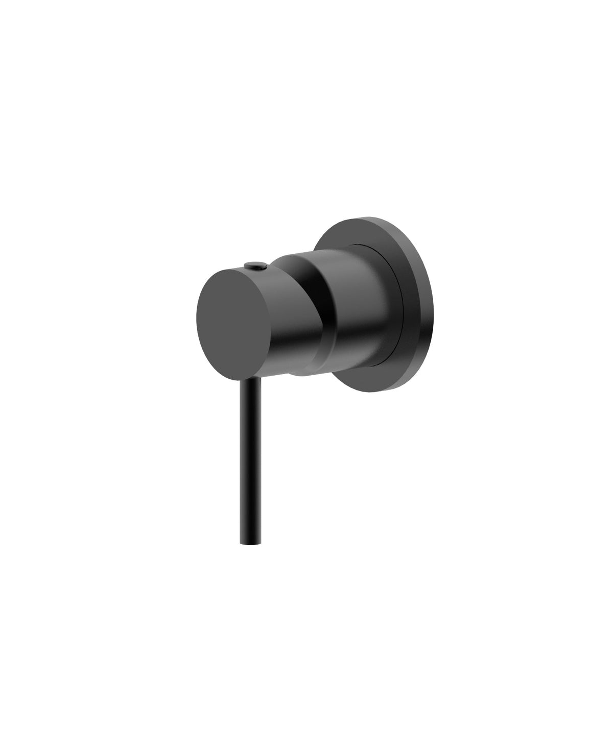 Miro Matte Black Round Shower/Bath Mixer