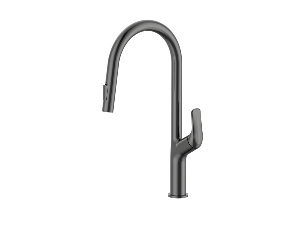 Berlin - Gunmetal Pull Out Sink Mixer