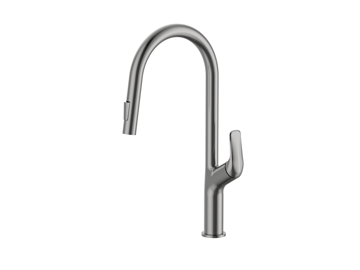 Berlin - Brushed Nickel Pull Out Sink Mixer
