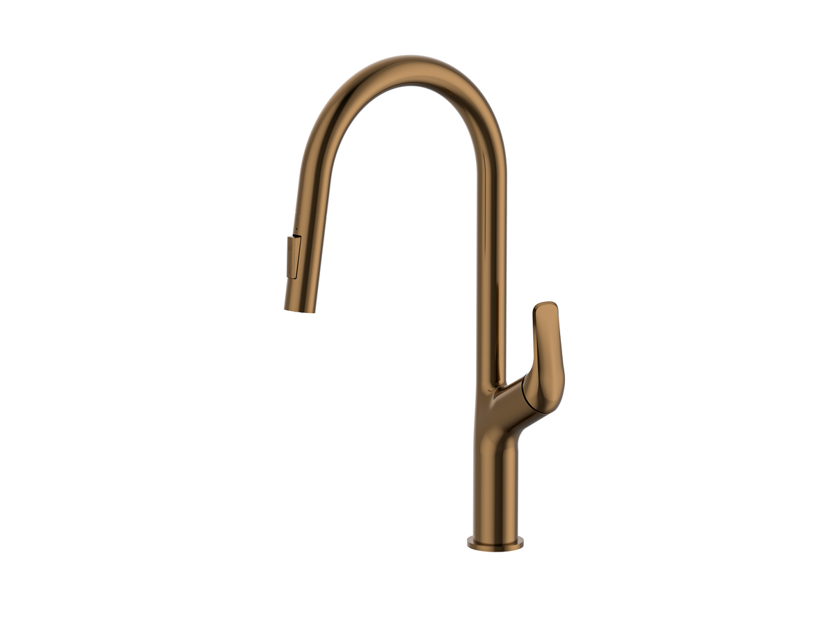 Berlin - Brushed Bronze Pull Out Sink Mixer