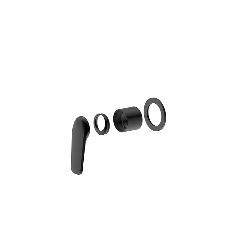 Berlin - Matte Black Bath/Shower Mixer Trim Kit Only