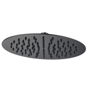 Elite Round Matte Black Shower Head 250mm