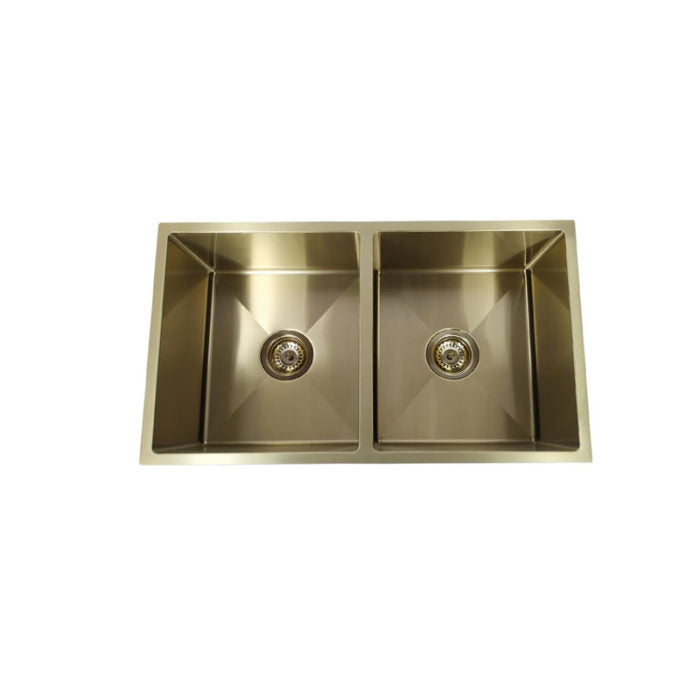 Arcko Lux Undermount/Overmount Double Bowl Kitchen/Laundry Sink
