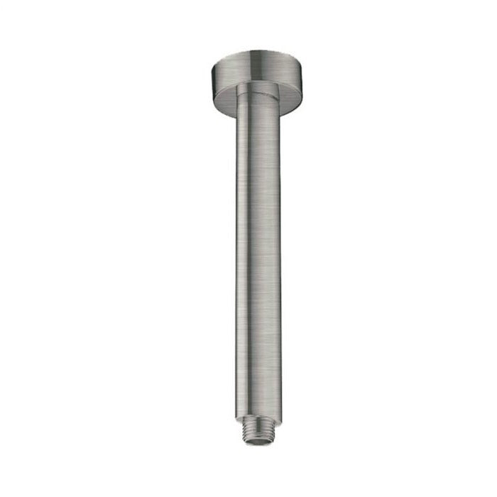 Elite Brushed Nickel Round Ceiling Shower Arm 300mm
