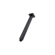 Piazza Gunmetal Grey Square Ceiling Shower Arm 300mm