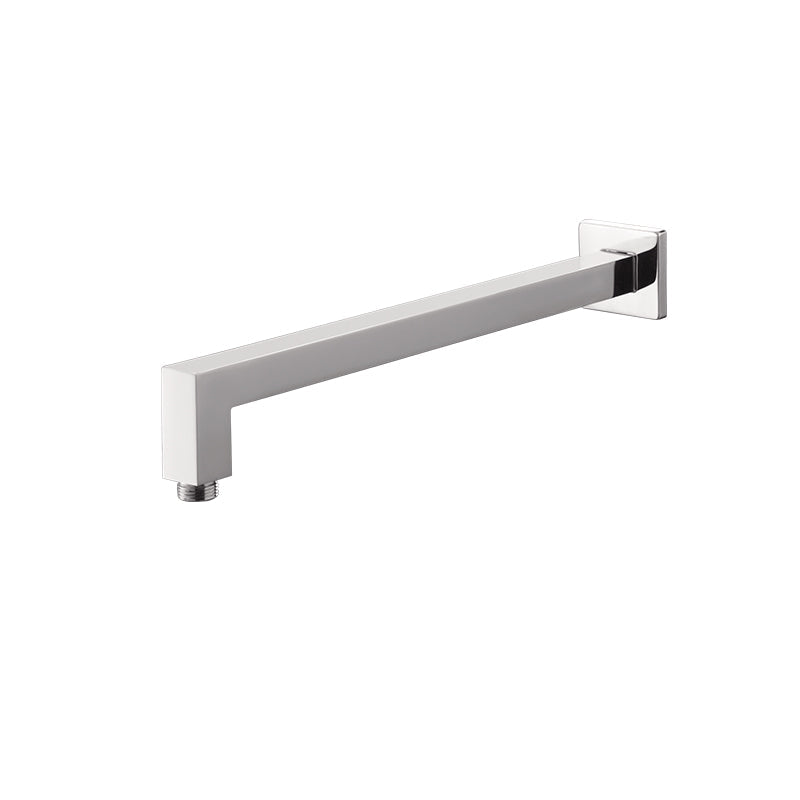 Elite Square Chrome Wall Mounted Shower Arm 400mm