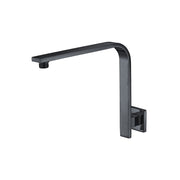 Piazza Gunmetal Grey High Rise Wall Mounted Shower Arm 400mm