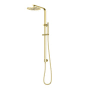 Berlin - Brushed Gold Multifunction Shower With Air System 250MM Overhead Rain Shower
