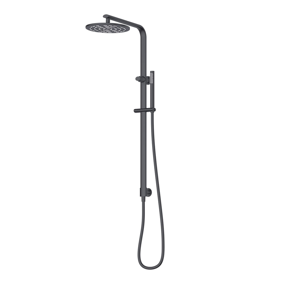 Berlin - Gunmetal Multifunction Shower With Air System 250MM Overhead Rain Shower