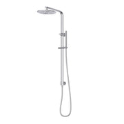 Berlin - Brushed Nickel Multifunction Shower With Air System 250MM Overhead Rain Shower