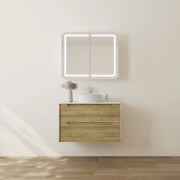Brooklyn 900mm Ashwood Oak Wall Hung Vanity