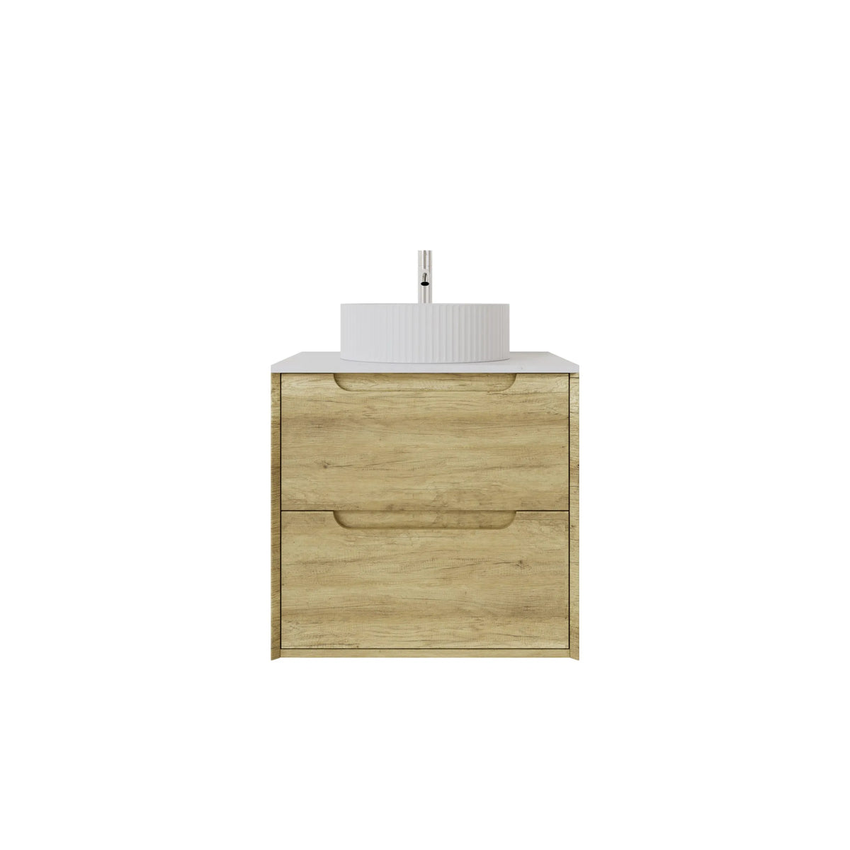 Brooklyn 600mm Ashwood Oak Wall Hung Vanity